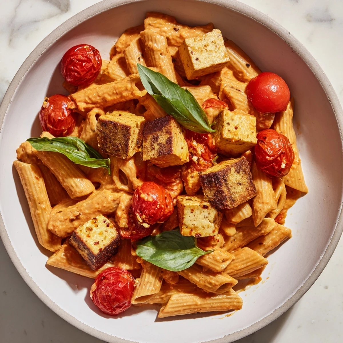 Vegan Baked Tofu Feta