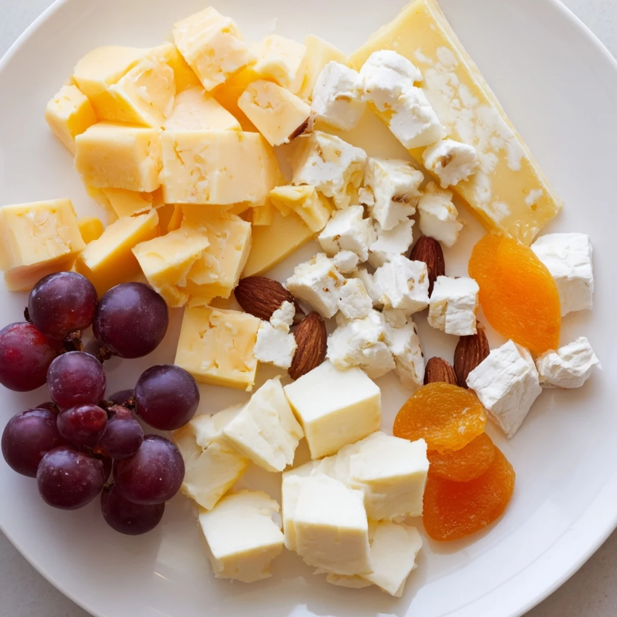 Picnic Basket Snack Board overflows with colorful fruits, cheeses, meats, and crackers for sharing.