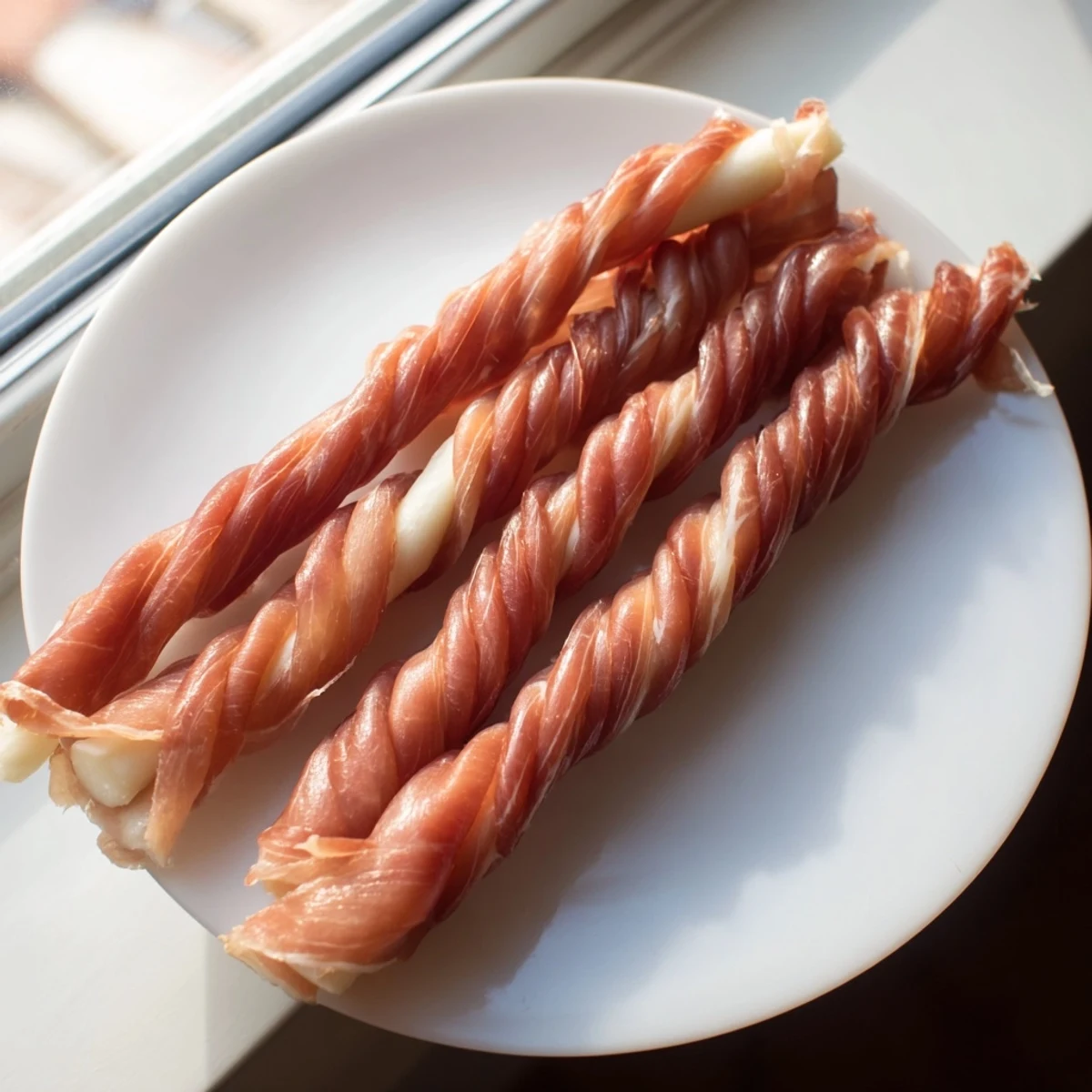 Savory and flavorful Nautical Knot appetizer, a playful braid of prosciutto and string cheese.