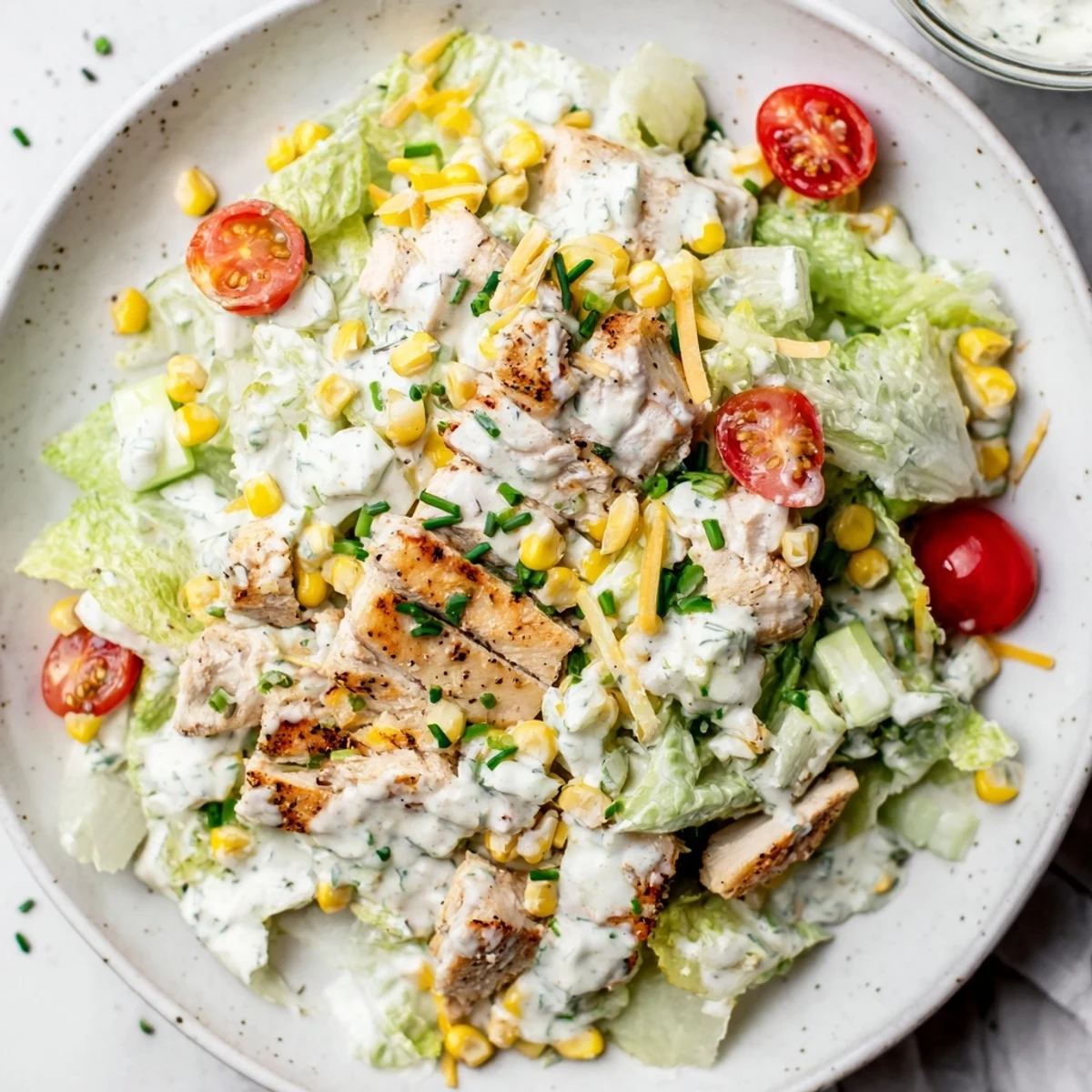 Ranch Chicken Chopped Salad
