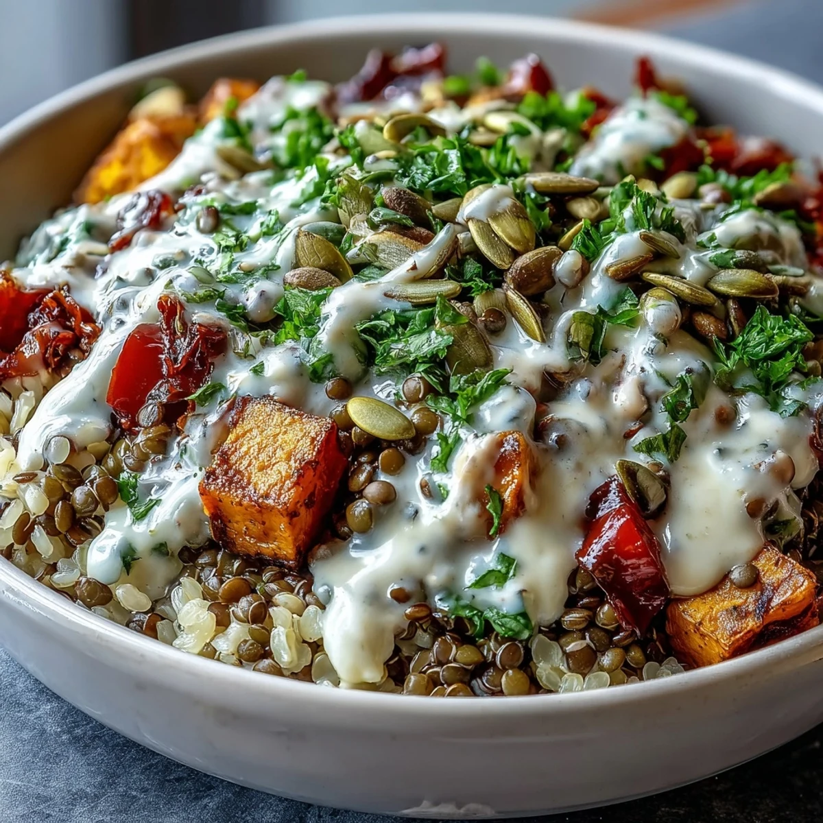 Lentil Power Bowl