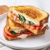 Tomato Basil Burrata Grilled Cheese