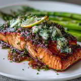 Garlic Butter Salmon Asparagus