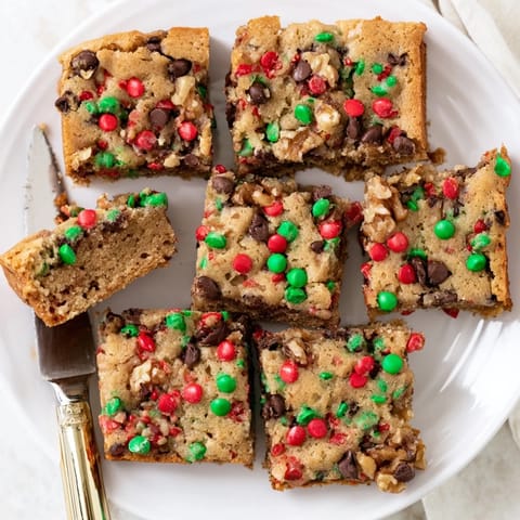 Festive Christmas Cookie Bars