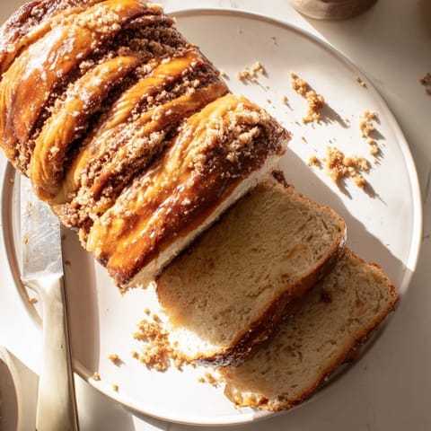 Maple Ginger Cinnamon Pretzel Loaf
