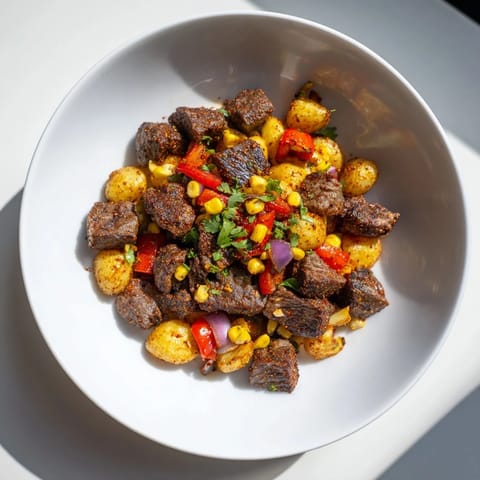 Southwest Steak Potato Skillet