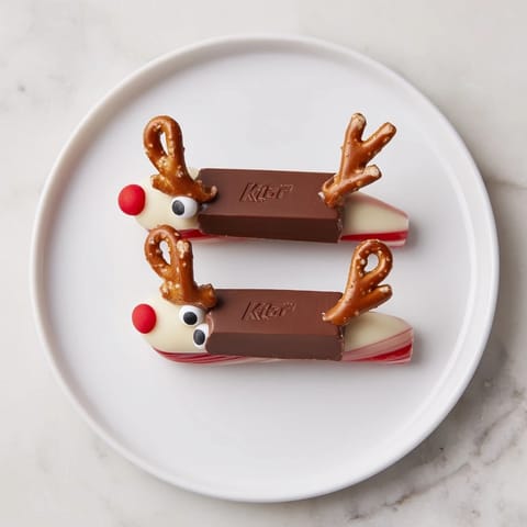 Rudolph Candy Cane Sleds