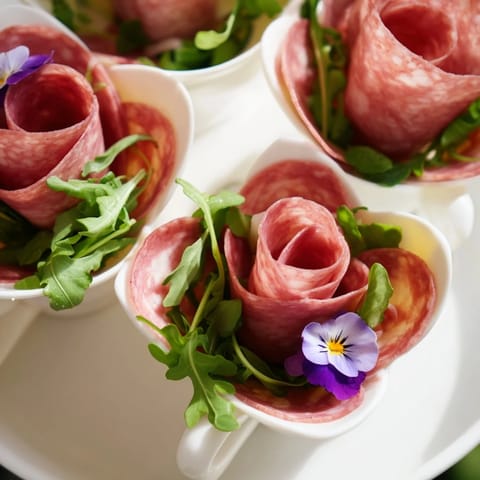 Victorian Tea Rose Appetizer