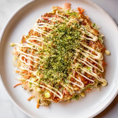 Japanese okonomiyaki pancakes savory