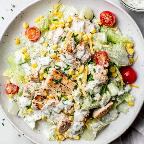 Ranch Chicken Chopped Salad