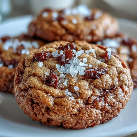 Perfectly baked Hojicha Brown Butter Cookies showcasing nutty aroma and earthy roasted tea color.
