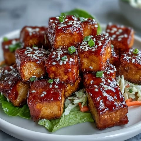 Vegan Sweet Chili Tofu Cups