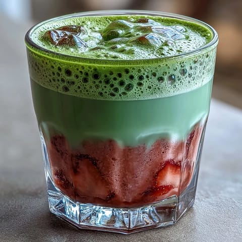 Strawberry Matcha Latte Oat #529