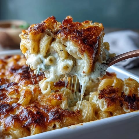 Baked mac and cheese with creamy cheddar sauce and golden breadcrumb topping, a Southern comfort classic for family dinners.