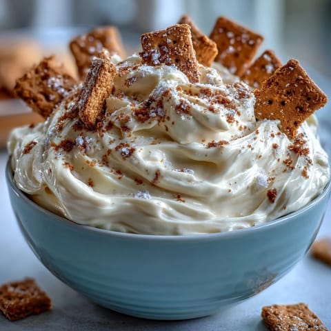 Creamy cheesecake dip with graham crackers, a dreamy dessert perfect for parties and quick snacks.