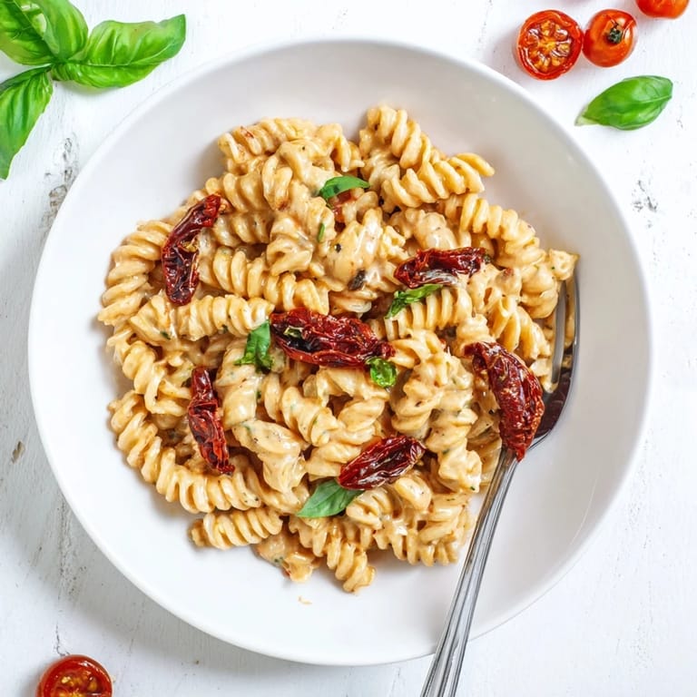 Rich baked feta pasta with sweet tomatoes, perfect for an easy weeknight dinner.