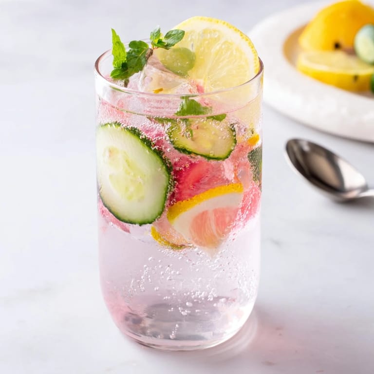 Deliciously hydrating mocktails infused with vibrant flavors and served over ice.  
