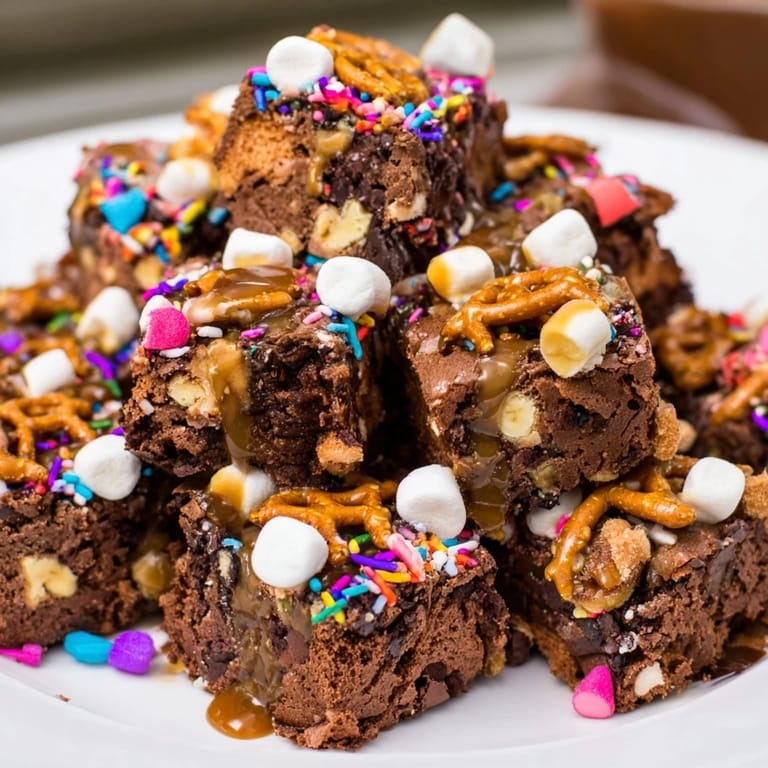 Vibrant photo of homemade Chaos Chocolate Cake Bites, showcasing a fun mix of textures and flavors.