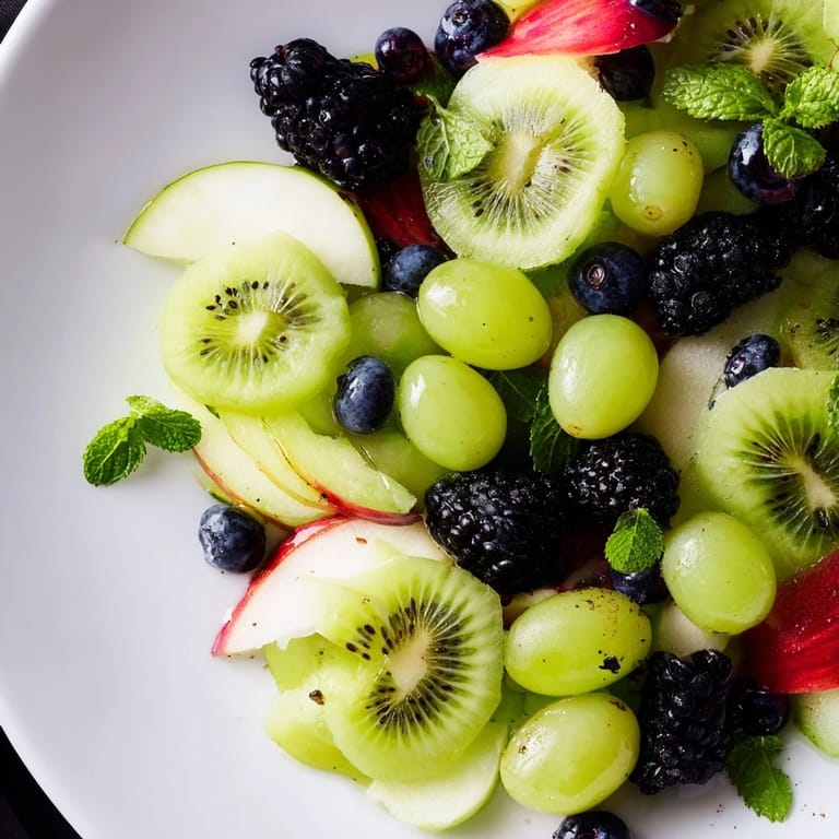 Enjoy a colorful Aurora Borealis Sweep of fresh fruits, perfect to wow your guests this season.