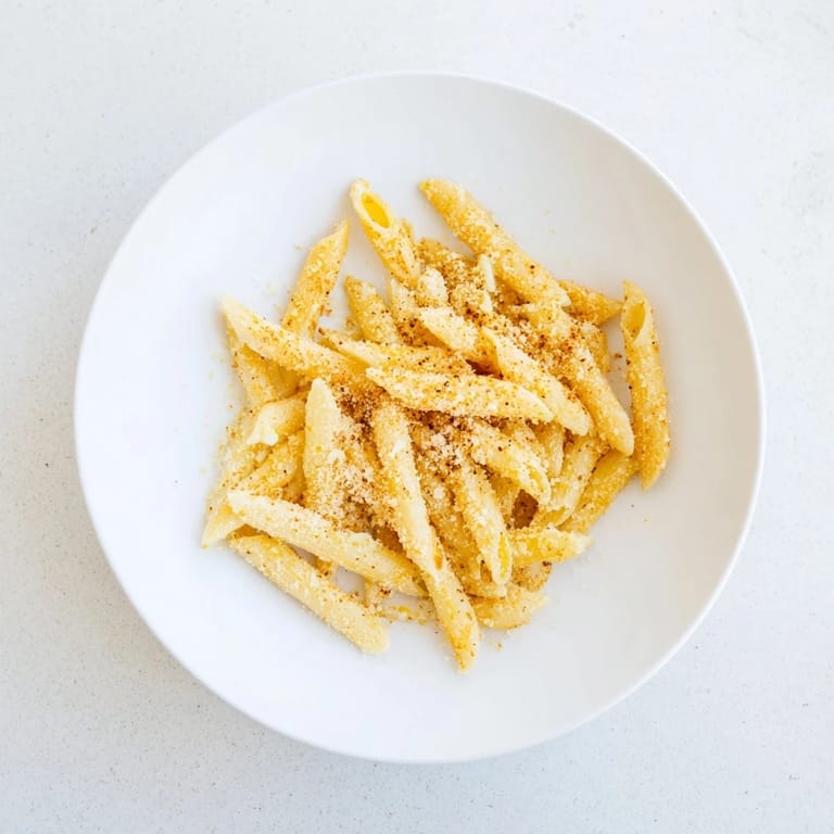 Air Fryer Pasta Croutons offering a delicious crunch, made with perfectly seasoned pasta, perfect texture and flavor.
