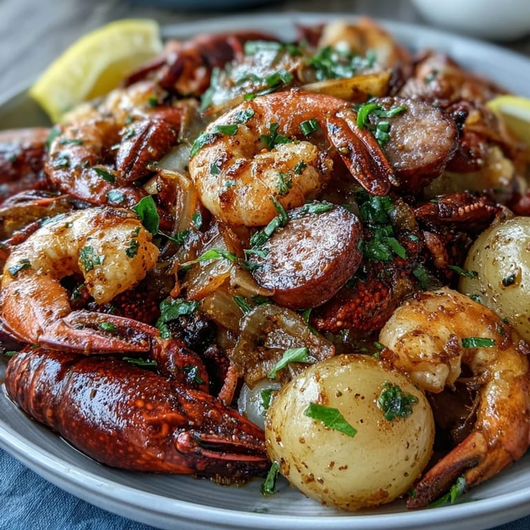 Easy crawfish boil foil packets bursting with tender seafood, smoky sausage, and buttery potatoes, perfect for summer grilling.  
