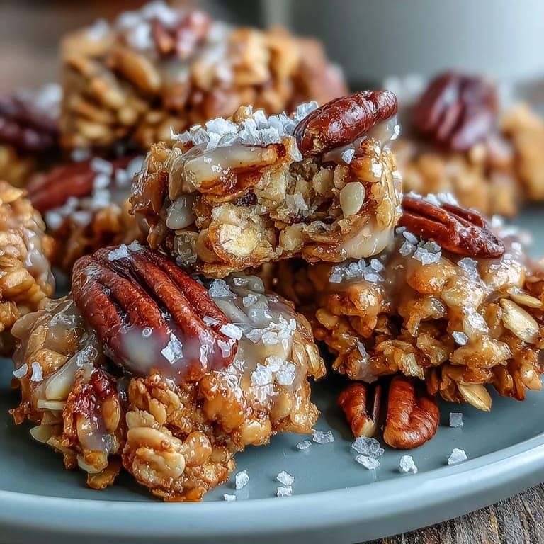 Hearty homemade granola clusters baked to perfection, ready for yogurt.