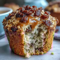 Golden Irish soda bread muffins studded with plump raisins and hearty oats, perfect for a cozy breakfast or afternoon tea.  