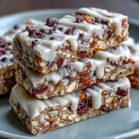 Wholesome protein bars with edible cookie dough flavor, packed with almond flour and chocolate chips for a healthy, no-bake snack.  